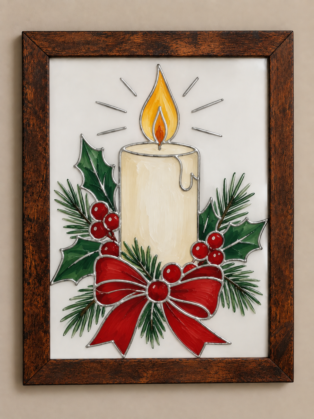 Paint On Glass - Holiday Cheer