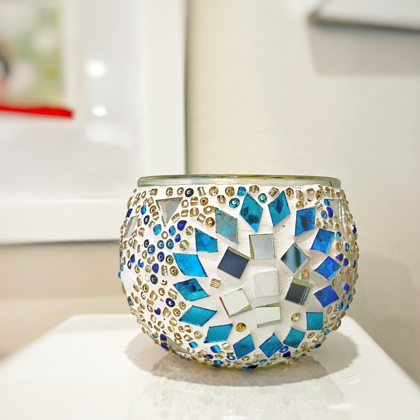 Mosaic Candle Holder Workshop - Autumn and Ro