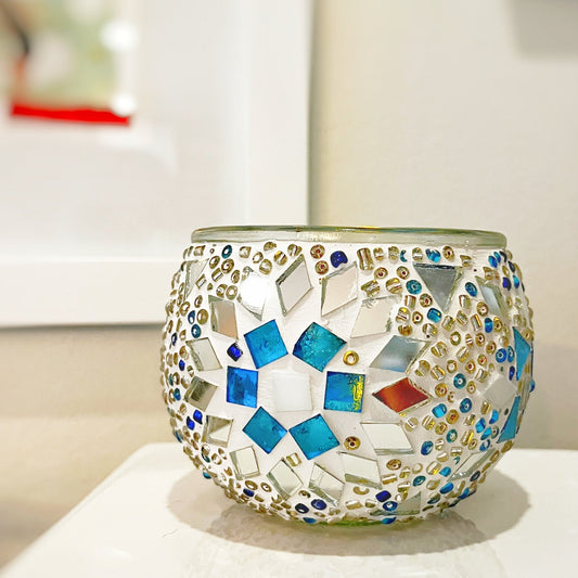 Mosaic Candle Holder Workshop - Autumn and Ro
