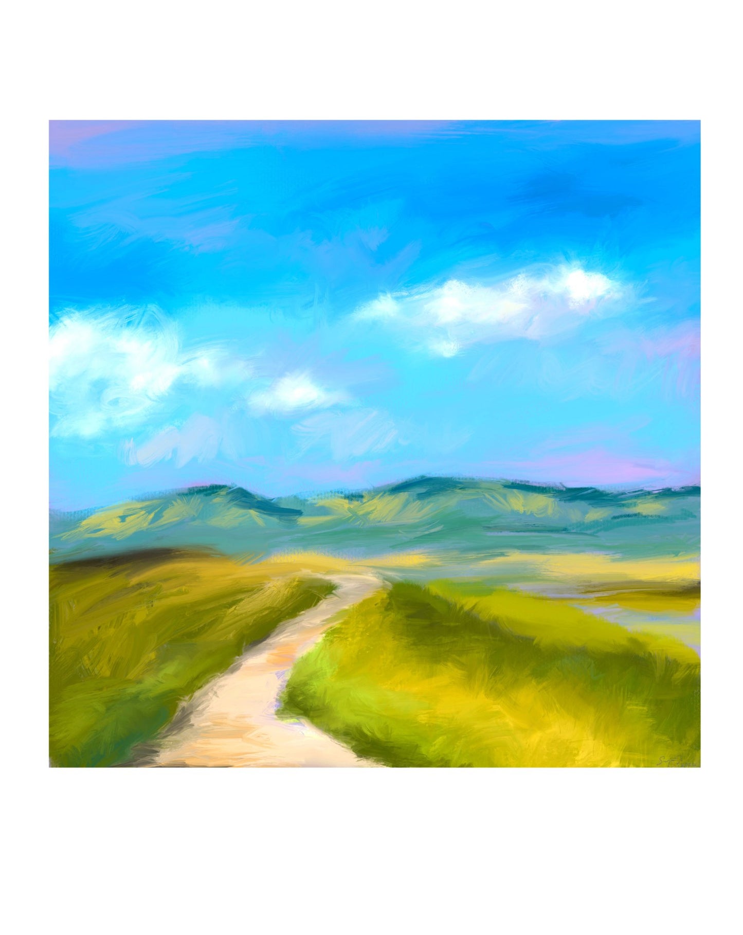 A Hike in Colorado Art Print - Autumn and Ro