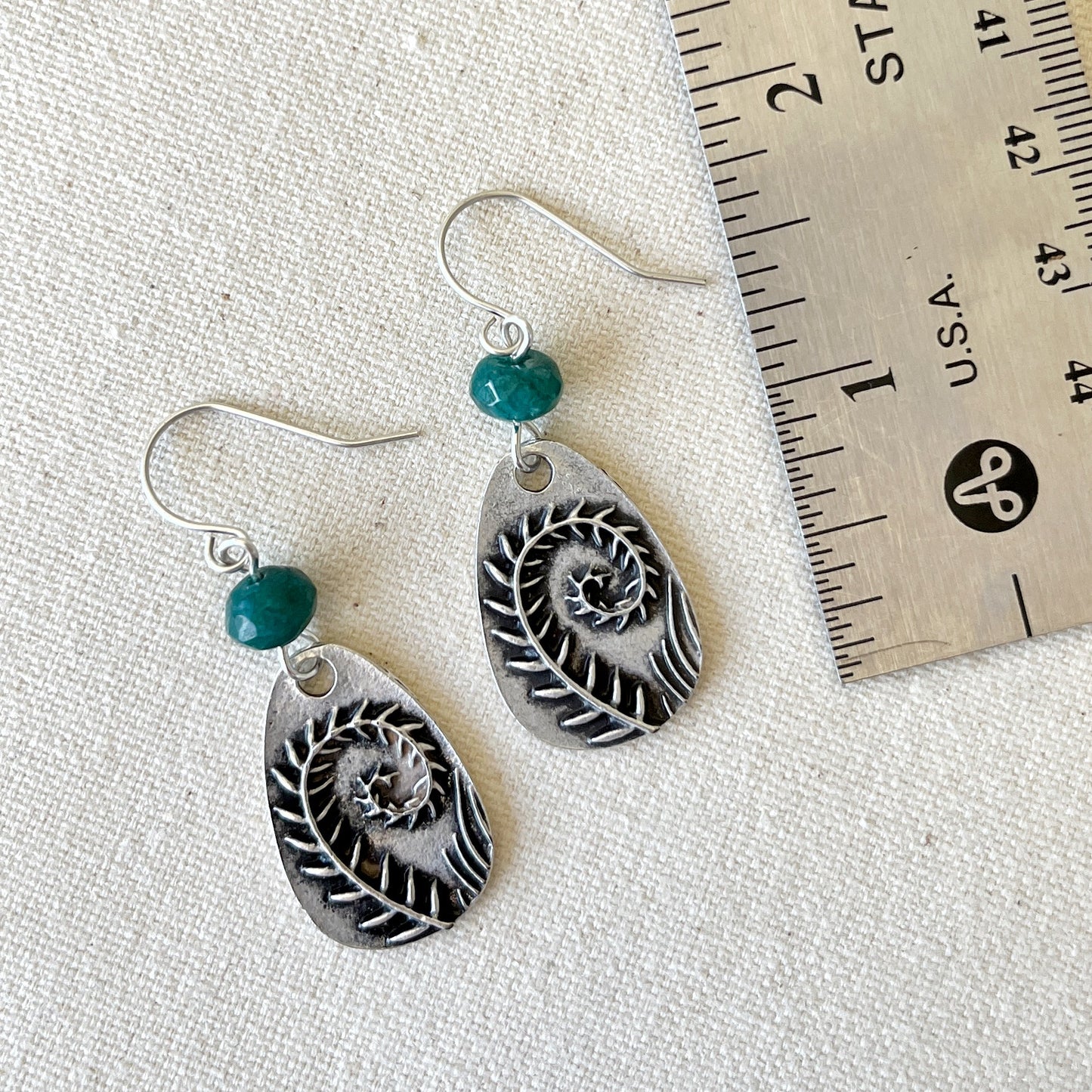 Fern Earrings - Autumn and Ro