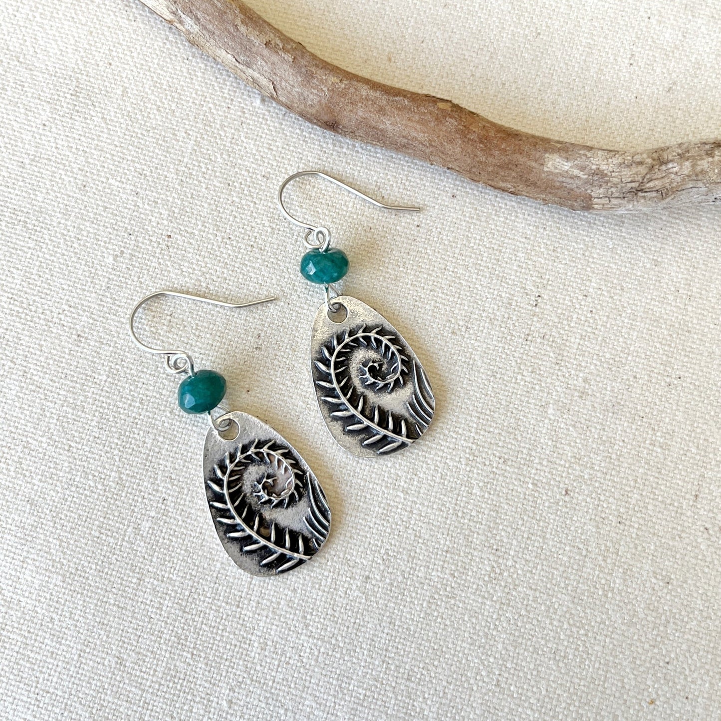 Fern Earrings - Autumn and Ro