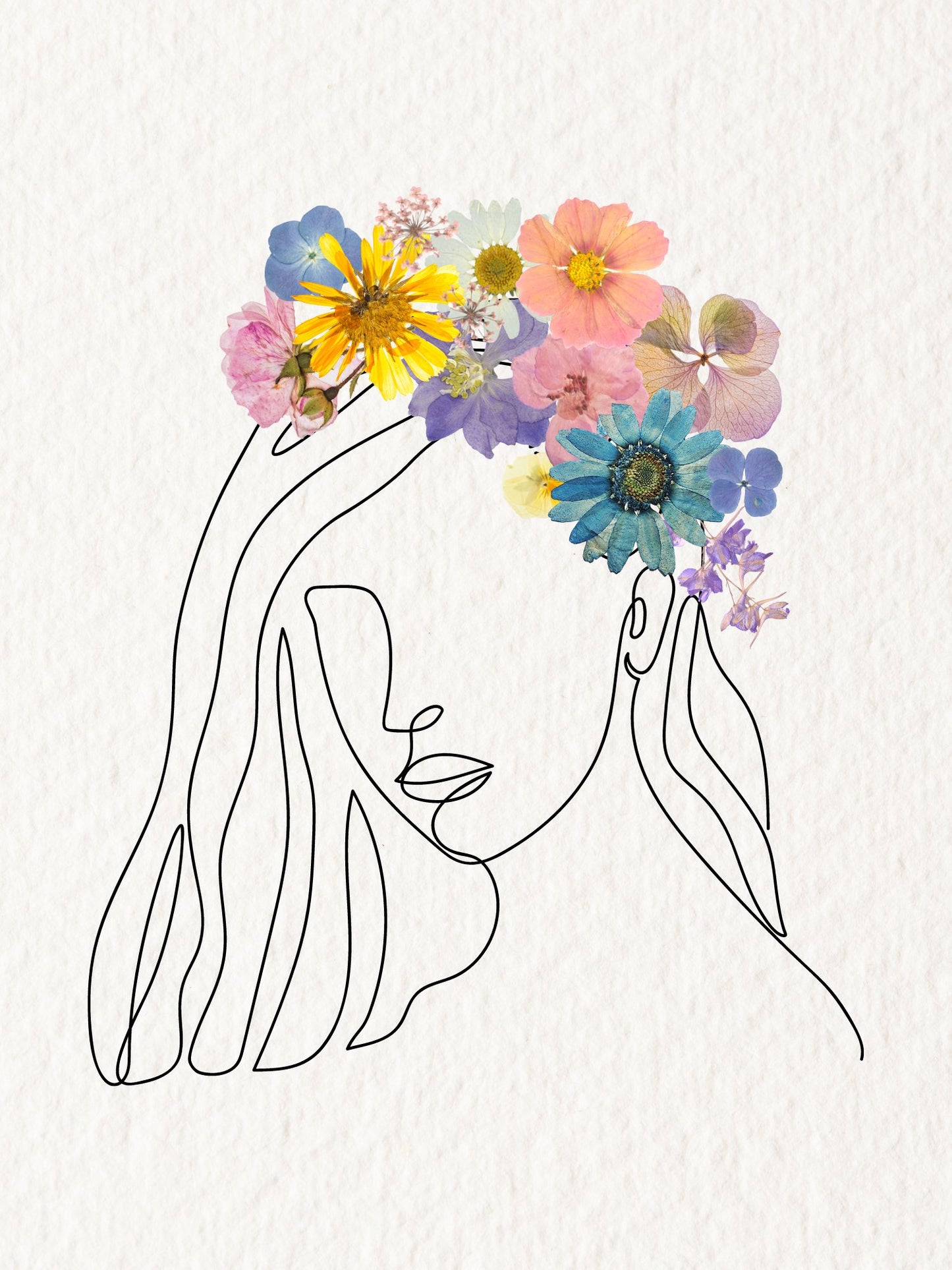 Pressed Floral Art Cards - Autumn and Ro