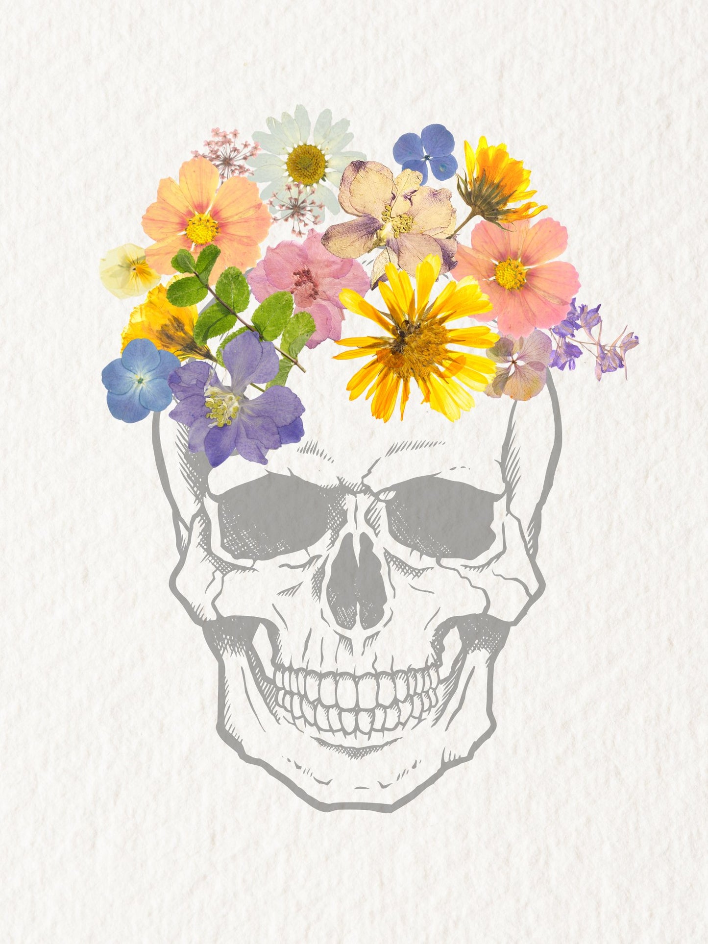 Pressed Floral Art Cards - Autumn and Ro