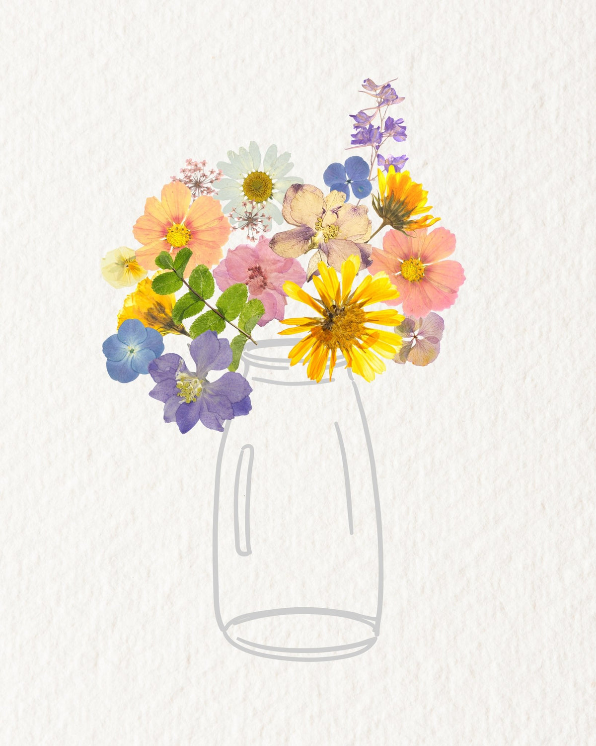 Pressed Floral Art Workshop - Autumn and Ro
