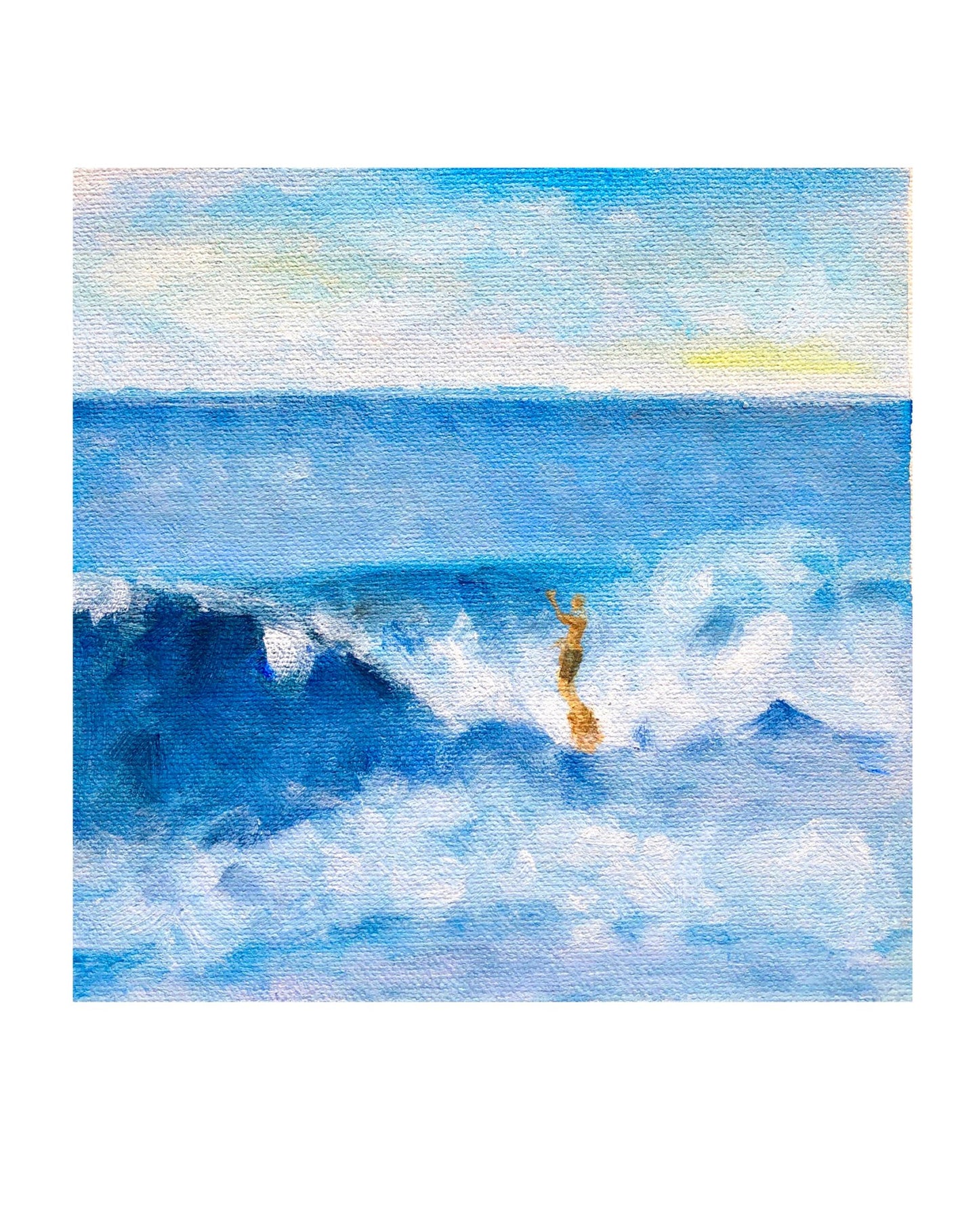 Surf's Up Art Print - Autumn and Ro