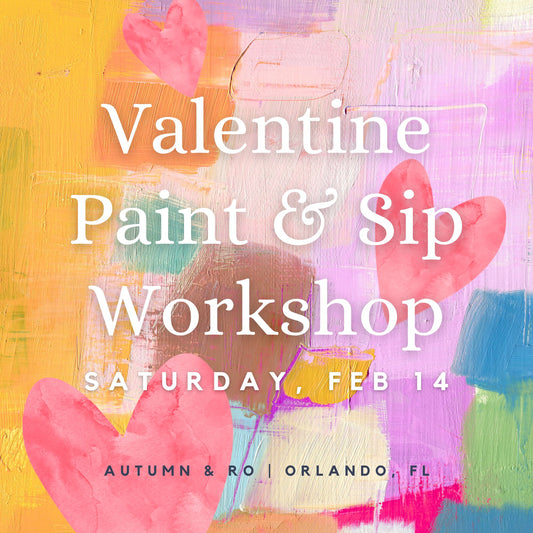 Valentine Paint and Sip