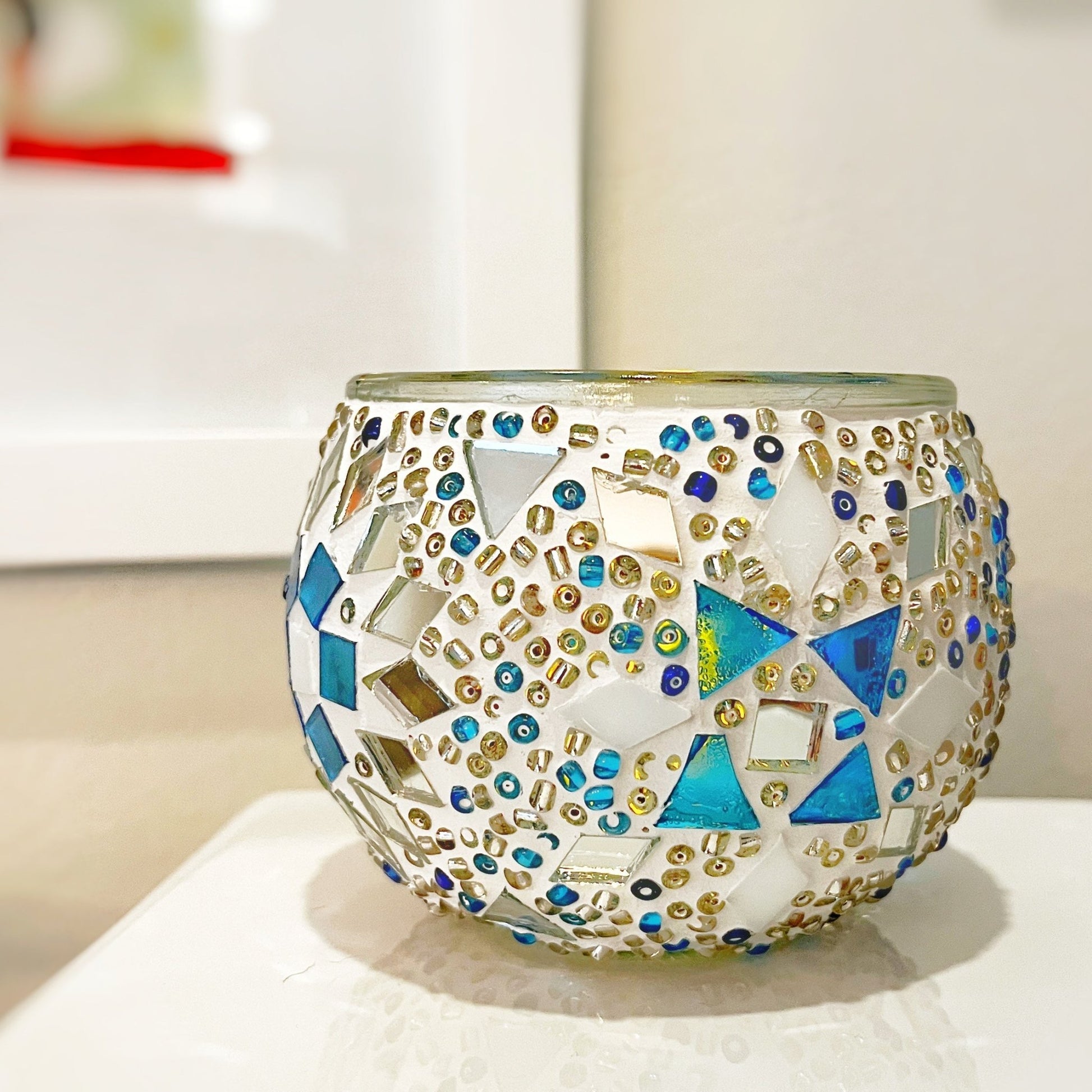 Mosaic Candle Holder Workshop - Autumn and Ro