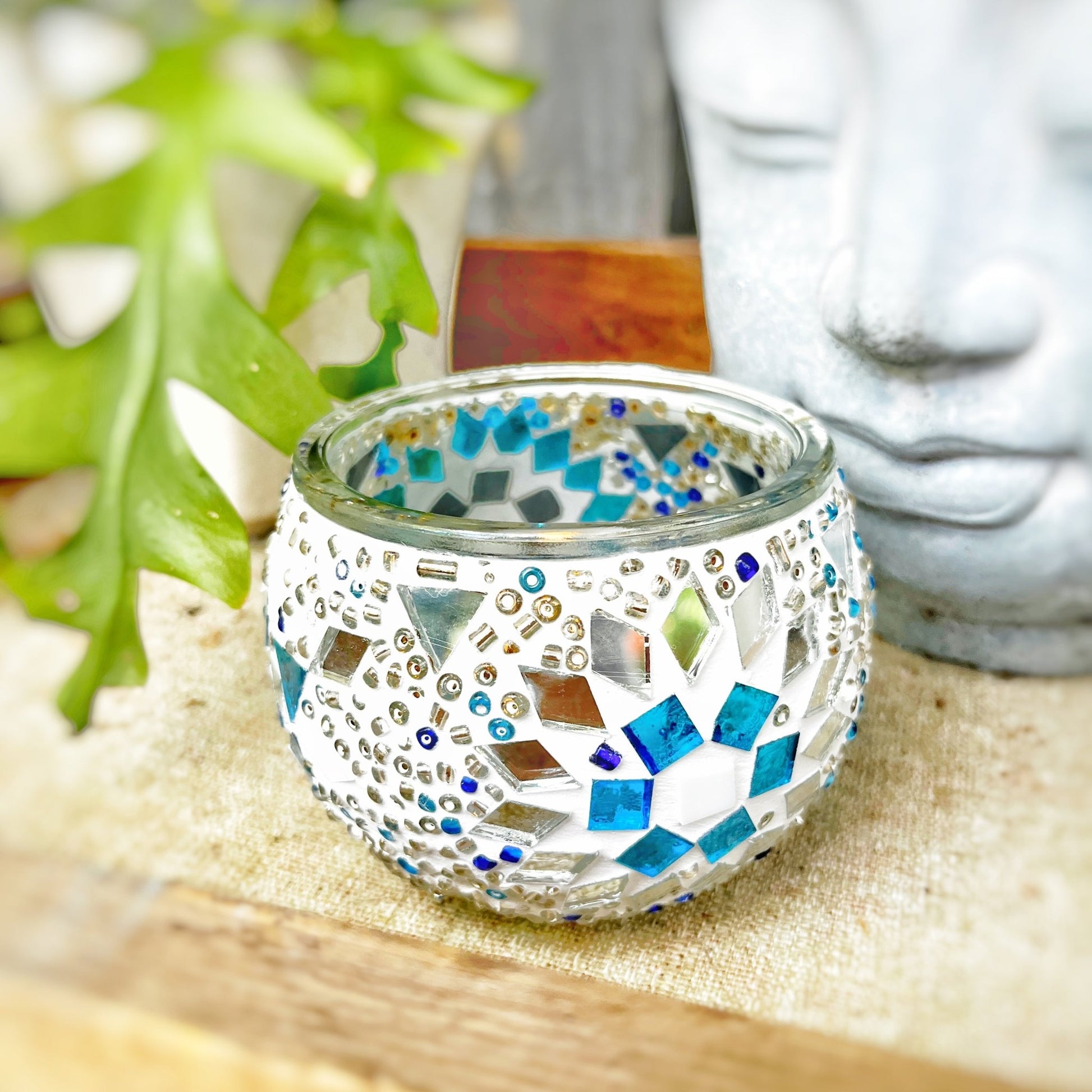 Mosaic Candle Holder Workshop - Autumn and Ro