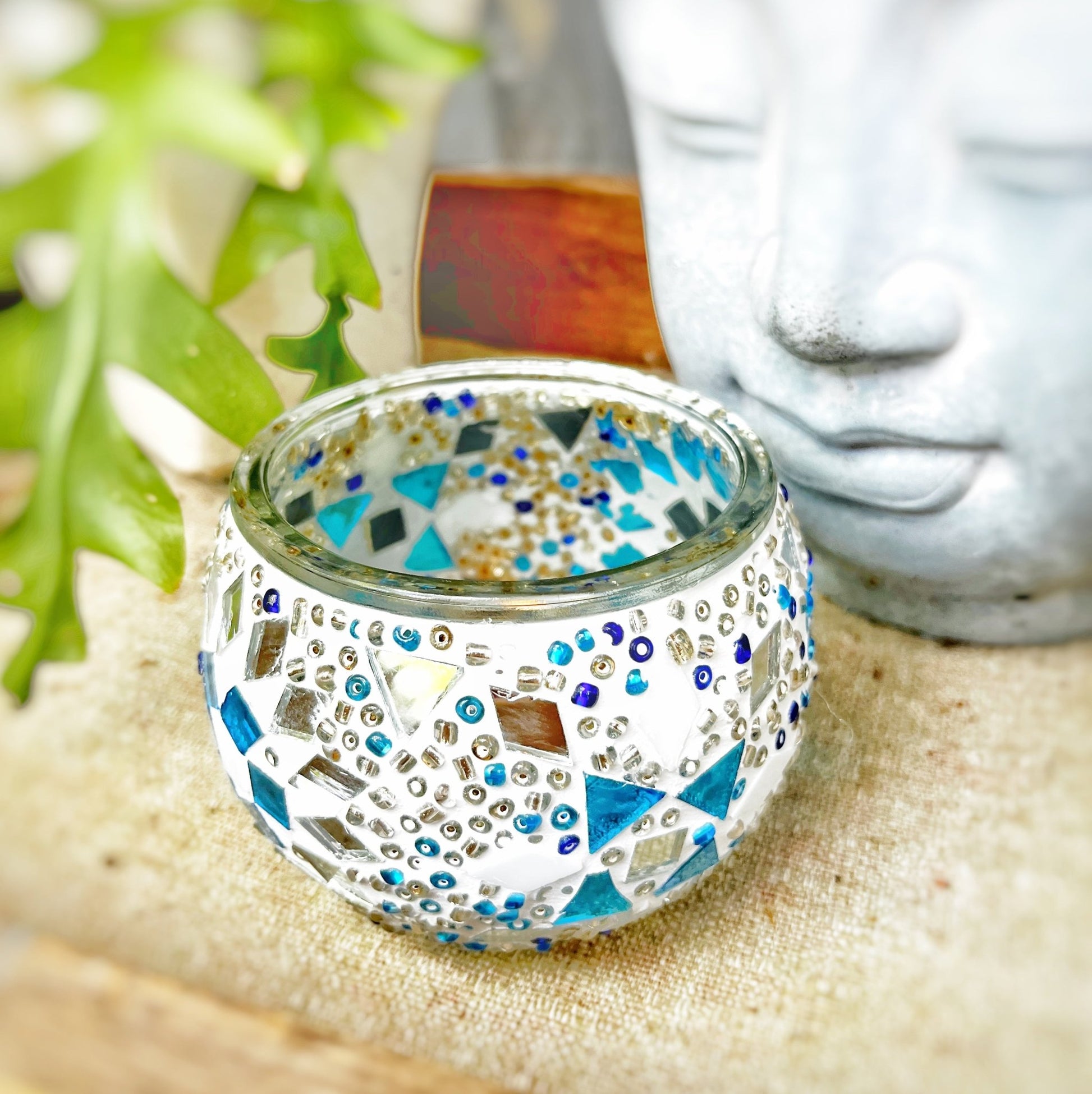 Mosaic Candle Holder Workshop - Autumn and Ro
