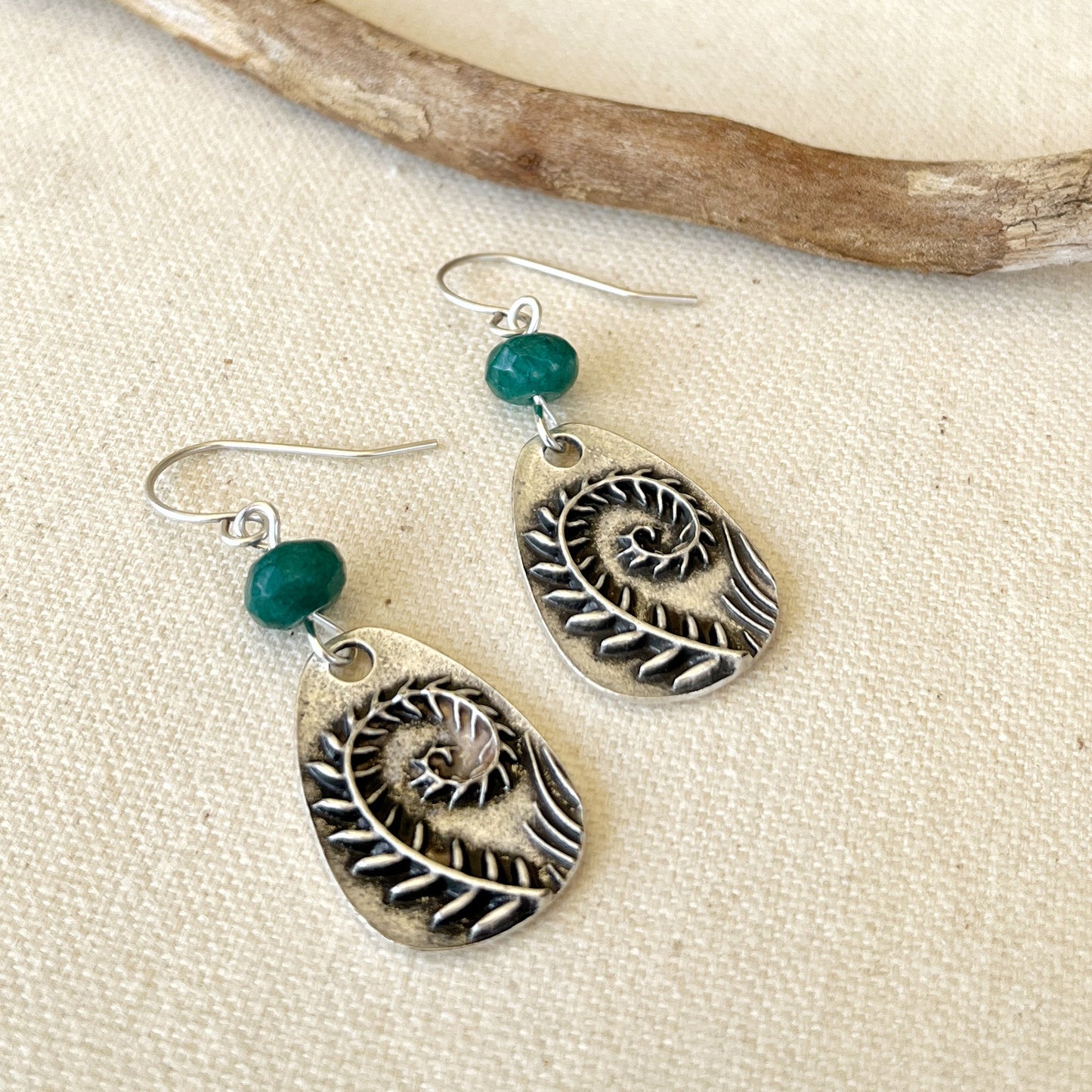 Fern Earrings - Autumn and Ro