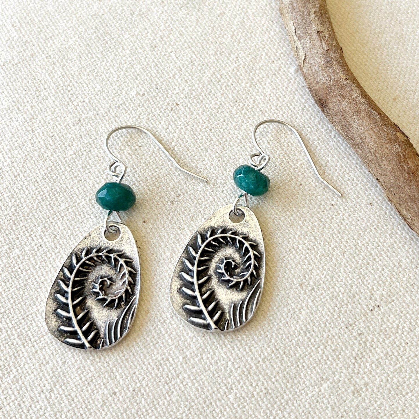 Fern Earrings - Autumn and Ro